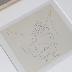 パウル・クレー「天使たちに護られて」 アートポスター（フレーム付き / Paul Klee “In Angels Care” 絵画・名画［額入り］4