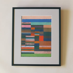 パウル・クレー「地層を個別化する尺度」アートポスター（フレーム付き）絵画・名画［額入り］1