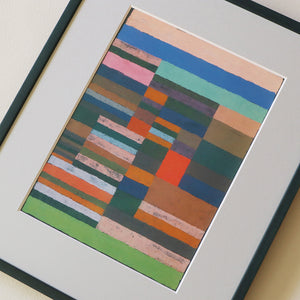 パウル・クレー「地層を個別化する尺度」アートポスター（フレーム付き）絵画・名画［額入り］2