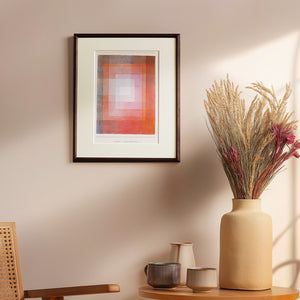 パウル・クレー「ポリフォニックに囲まれた白」アートポスター（フレーム付き） / Paul Klee “White framed polyphonically” 絵画・名画［額入り］0