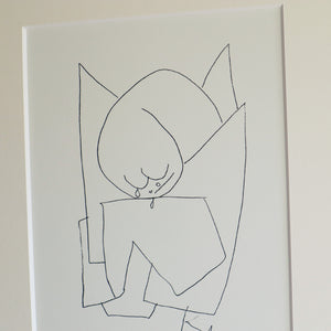パウル・クレー「泣いている天使」アートポスター（フレーム付き）※大サイズ / Paul Klee “es weint” 絵画・名画［額入り］5