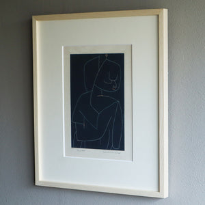 パウル・クレー「異国の寺院の少女」 アートポスター（フレーム付き）/ Paul Klee “Exotic girl from the temple” 絵画・名画［額入り］3