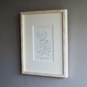 パウル・クレー「子猫ちゃんのひとり言」アートポスター（フレーム付き） / Paul Klee “monologue of kitten” 絵画・名画［額入り］3