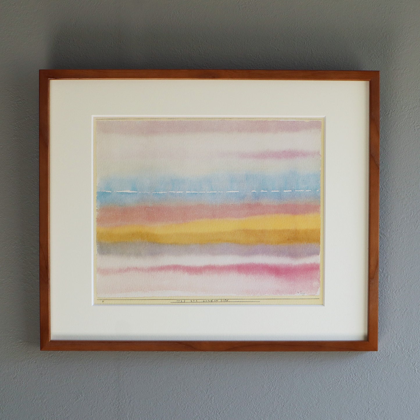 パウル・クレー「北の海」アートポスター（フレーム付き） / Paul Klee “North sea” 絵画・名画［額入り］1