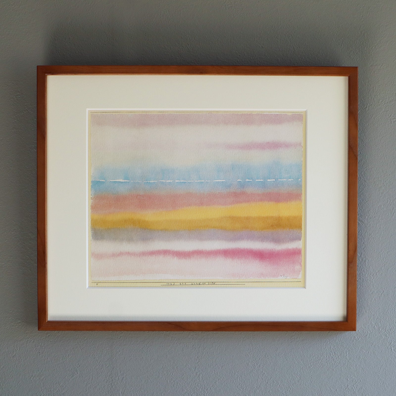 パウル・クレー「北の海」アートポスター（フレーム付き） / Paul Klee “North sea” 絵画・名画［額入り］1