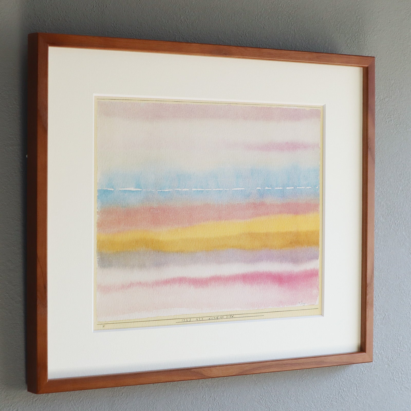 パウル・クレー「北の海」アートポスター（フレーム付き） / Paul Klee “North sea” 絵画・名画［額入り］2