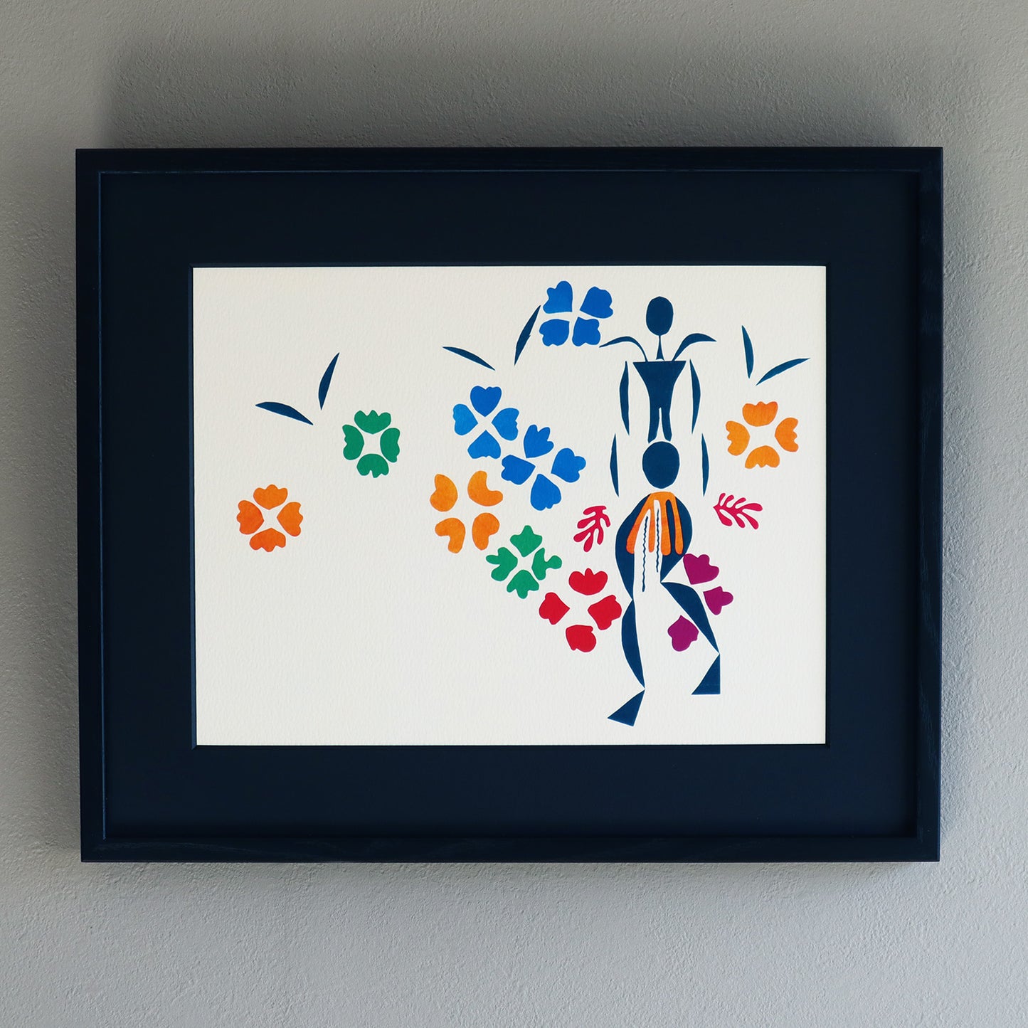 アンリ・マティス 「黒人女性」アートポスター（フレーム付き） /  Henri Matisse “La Négresse” 絵画・名画［額入り］1