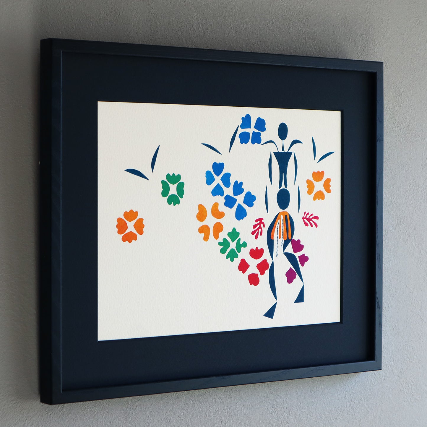 アンリ・マティス 「黒人女性」アートポスター（フレーム付き） /  Henri Matisse “La Négresse” 絵画・名画［額入り］2