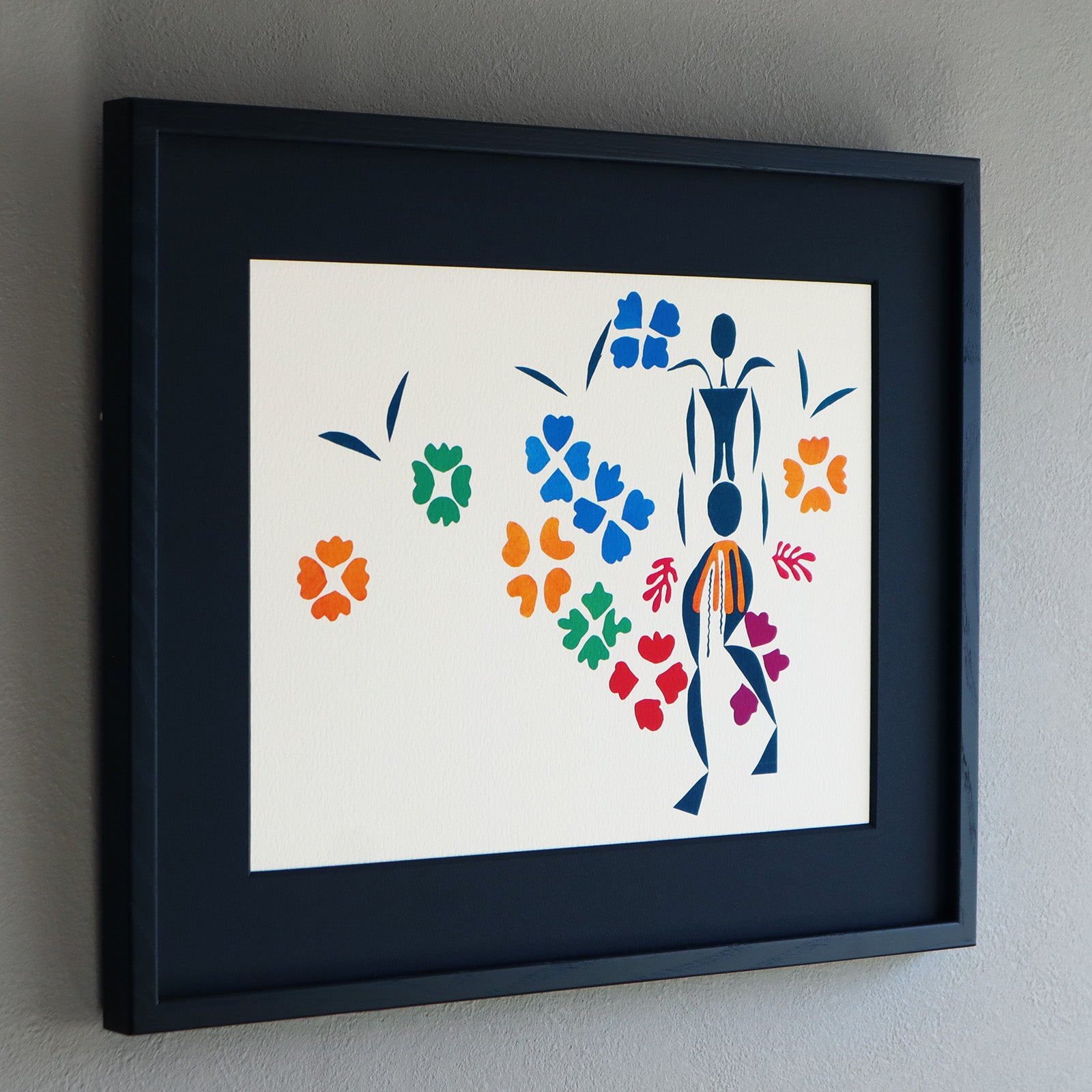 アンリ・マティス 「黒人女性」アートポスター（フレーム付き） /  Henri Matisse “La Négresse” 絵画・名画［額入り］2