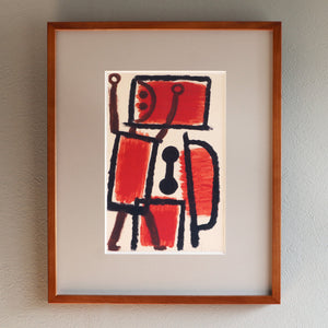 パウル・クレー「鍵屋」アートポスター（フレーム付き） / Paul Klee “Locksmith” 絵画・名画［額入り］1