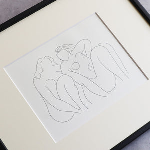 アンリ・マティス 「ロンサールの愛のフロリエージュ、1948年。」アートポスター（フレーム付き） 世界の名画・絵画［額入り］3