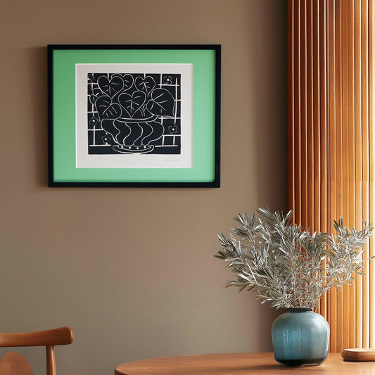 アンリ・マティス 「ベゴニアのバスケット」アートポスター（フレーム付き） /  Henri Matisse “Corbeille de bégonias I (1938)” 絵画・名画［額入り］0