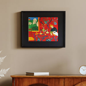アンリ・マティス 「赤い部屋（赤のハーモニー）」アートポスター（フレーム付き） / Henri Matisse “The Dessert:Harmony in Red”名画・絵画［額入り］0