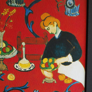 アンリ・マティス 「赤い部屋（赤のハーモニー）」アートポスター（フレーム付き） / Henri Matisse “The Dessert:Harmony in Red”名画・絵画［額入り］4
