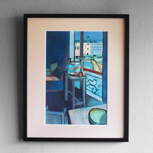 アンリ・マティス 「金魚鉢のある室内」アートポスター（フレーム付き） / Henri Matisse “Interior with a Goldfish Bowl”名画・絵画［額入り］1