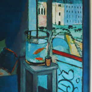 アンリ・マティス 「金魚鉢のある室内」アートポスター（フレーム付き） / Henri Matisse “Interior with a Goldfish Bowl”名画・絵画［額入り］6
