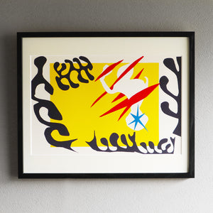 アンリ・マティス 版画集『ジャズ』「﻿﻿白象の悪夢」アートポスター（フレーム付き）絵画・名画［額入り］01