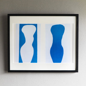 アンリ・マティス 版画集『ジャズ』「フォルム」アートポスター（フレーム付き）絵画・名画［額入り］01