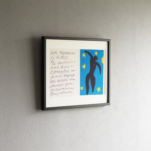 アンリ・マティス 版画集『ジャズ』「イカロス」アートポスター（フレーム付き）絵画・名画［額入り］06