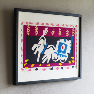 アンリ・マティス 版画集『ジャズ』「﻿﻿ピエロの埋葬」アートポスター（フレーム付き）絵画・名画［額入り］01