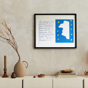 アンリ・マティス 版画集『ジャズ』「ロワイヤル氏」アートポスター（フレーム付き）絵画・名画［額入り］00