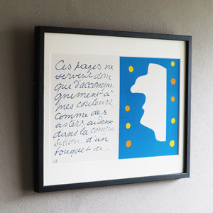 アンリ・マティス 版画集『ジャズ』「ロワイヤル氏」アートポスター（フレーム付き）絵画・名画［額入り］02