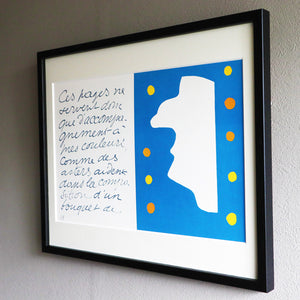 アンリ・マティス 版画集『ジャズ』「ロワイヤル氏」アートポスター（フレーム付き）絵画・名画［額入り］03