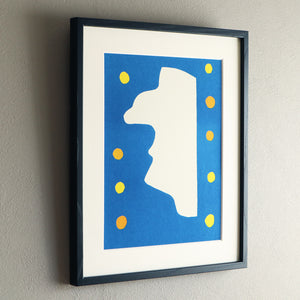 アンリ・マティス 版画集『ジャズ』「ロワイヤル氏」アートポスター（フレーム付き）※縦位置 / Henri Matisse “Jazz / Sir Loyal” 絵画・名画［額入り］2