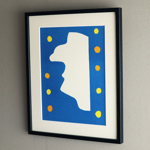 アンリ・マティス 版画集『ジャズ』「ロワイヤル氏」アートポスター（フレーム付き）※縦位置 / Henri Matisse “Jazz / Sir Loyal” 絵画・名画［額入り］3