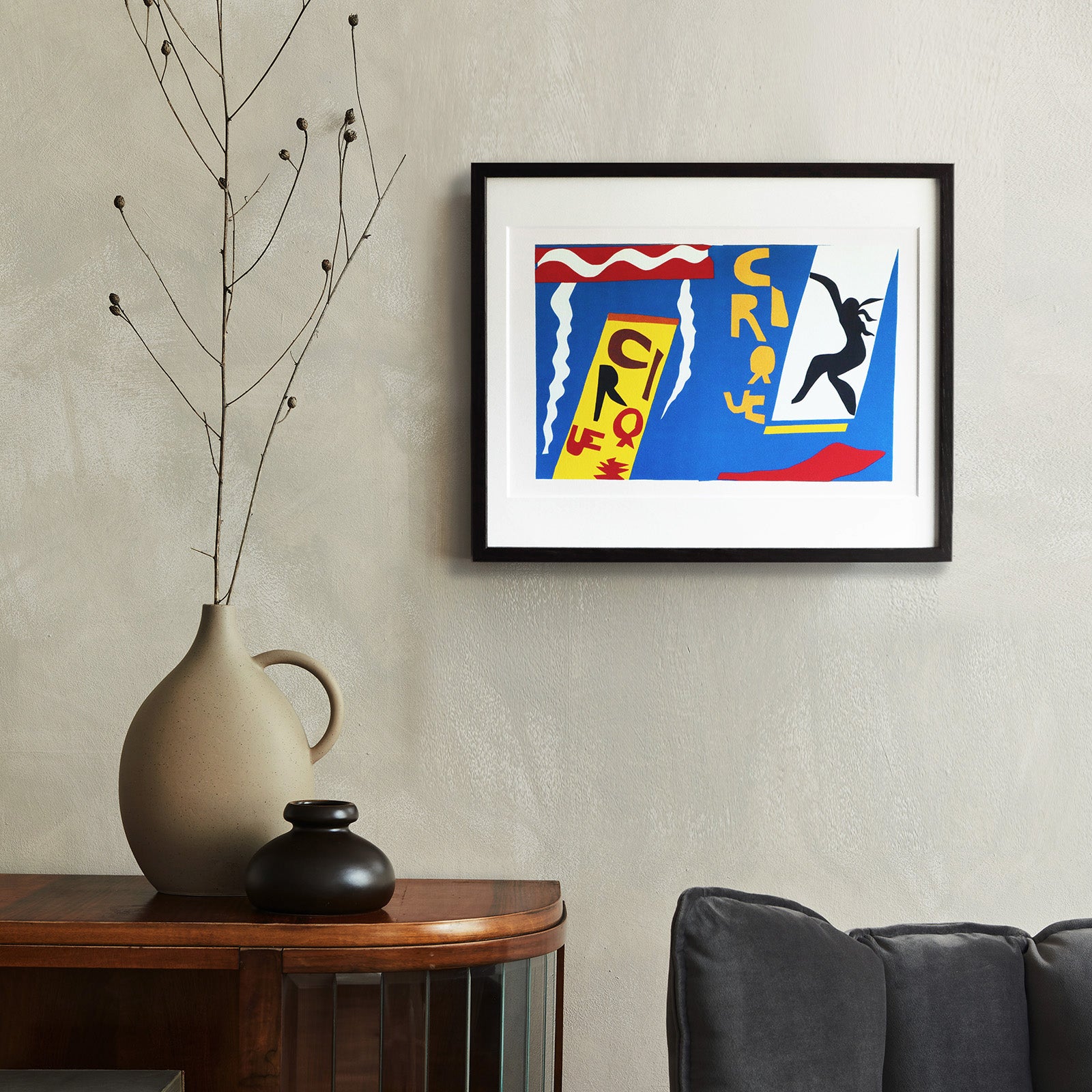 アンリ・マティス 版画集『ジャズ』「サーカス」アートポスター（フレーム付き） / Henri Matisse “Jazz / The Circus” Art Frame0
