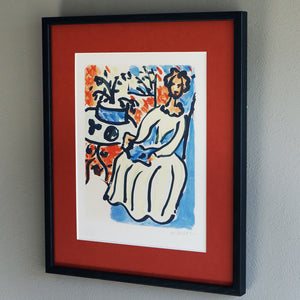 アンリ・マティス 「黄色のドレスを着たマリー＝ジョゼ」アートポスター（フレーム付き） /  Henri Matisse “Marie-José en robe jaune (1950)” 絵画・名画［額入り］3