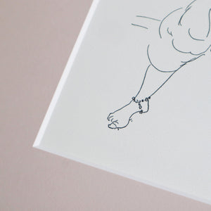 アンリ・マティス 「ムーア風の椅子に横たわるオダリスク。ペン画。1928.」アートポスター（フレーム付き） 世界の名画・絵画［額入り］5