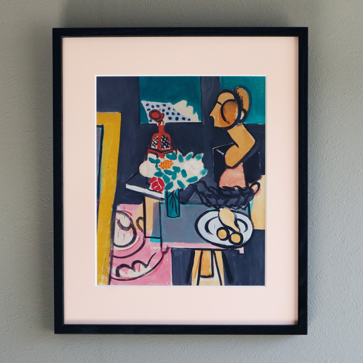 アンリ・マティス 「ひょうたんのある静物」アートポスター（フレーム付き） /  Henri Matisse “Still Life with Gourds (1916)” 絵画・名画［額入り］1