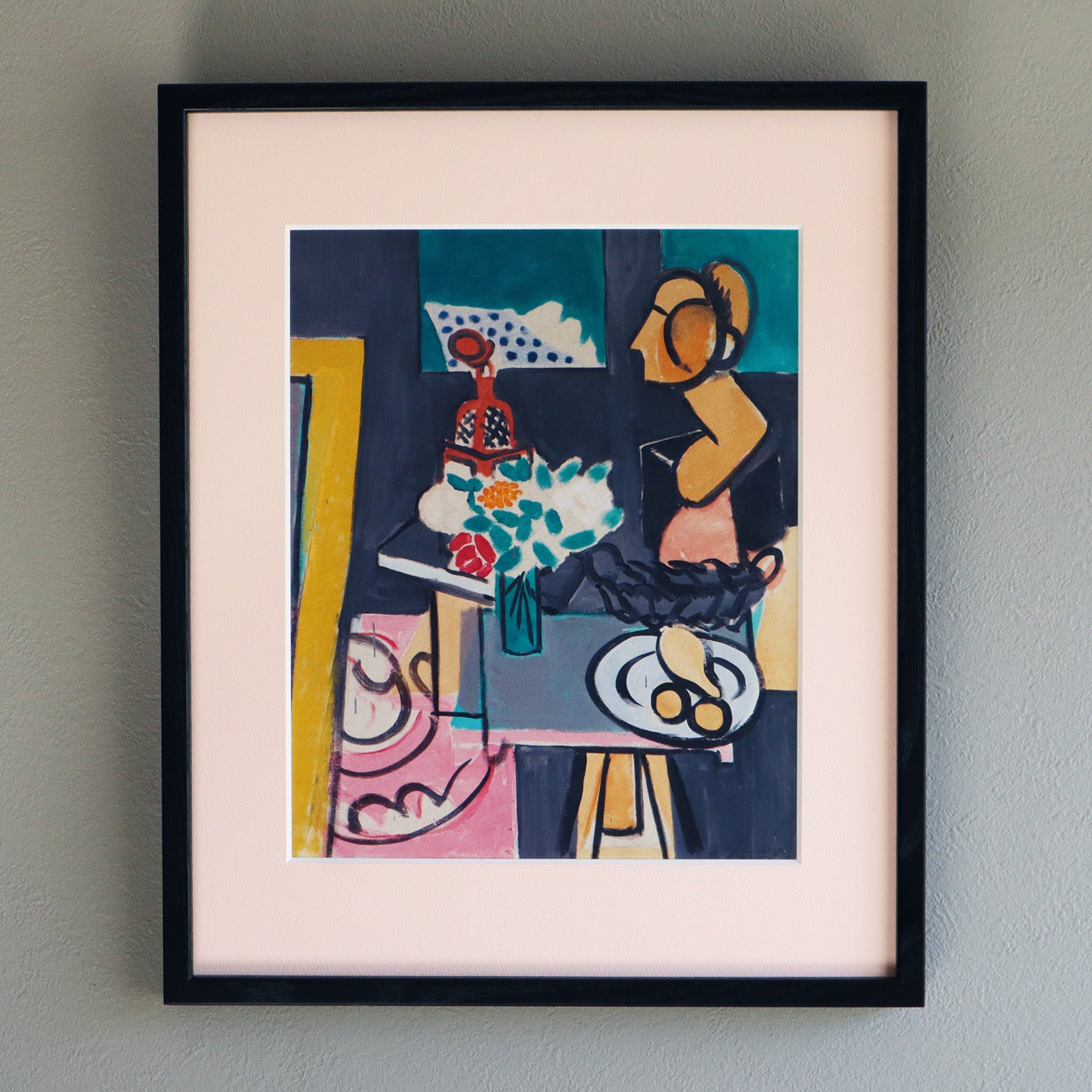 アンリ・マティス 「ひょうたんのある静物」アートポスター（フレーム付き） /  Henri Matisse “Still Life with Gourds (1916)” 絵画・名画［額入り］1