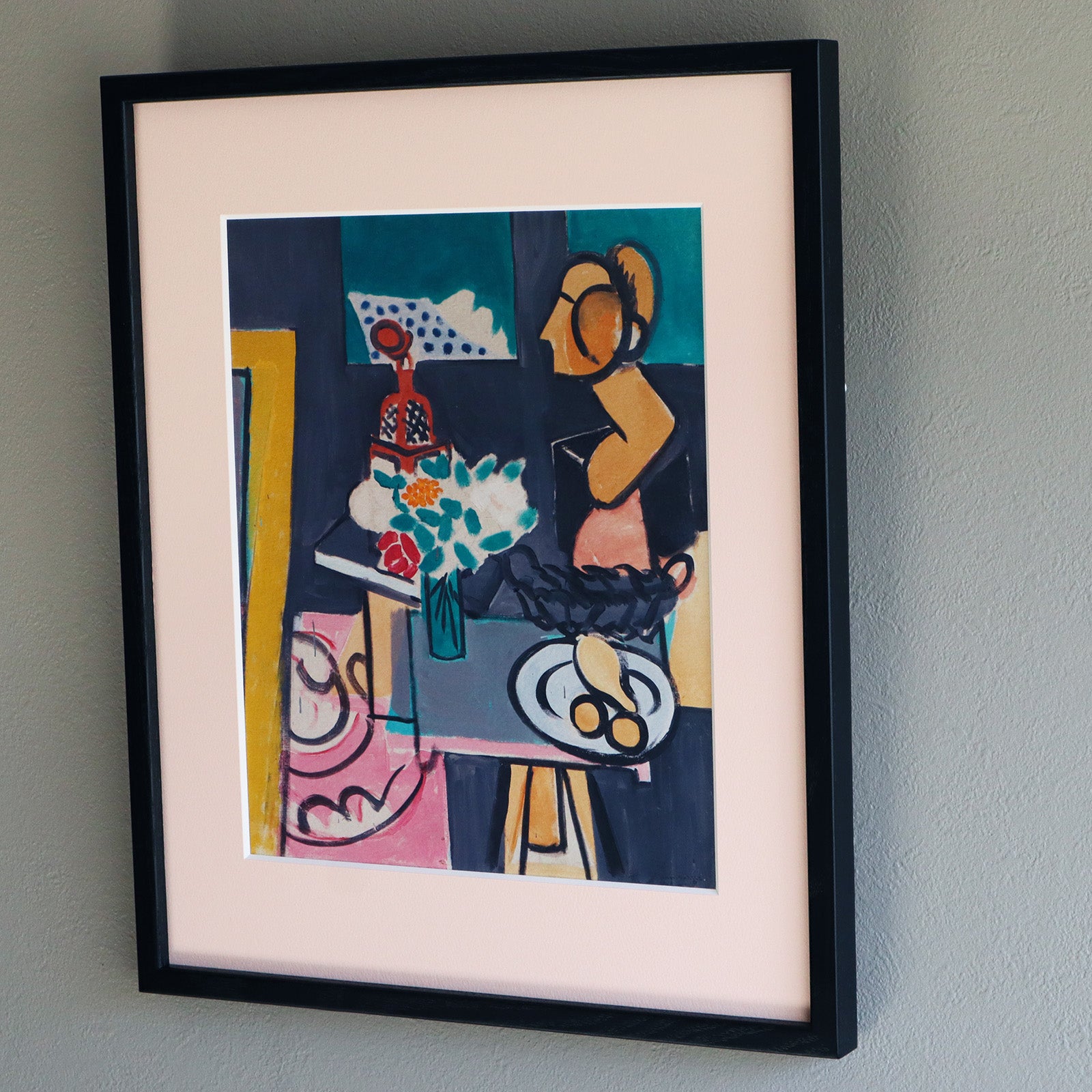 アンリ・マティス 「ひょうたんのある静物」アートポスター（フレーム付き） /  Henri Matisse “Still Life with Gourds (1916)” 絵画・名画［額入り］3