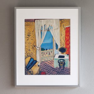 アンリ・マティス 「ヴァイオリンケースのある室内」アートポスター（フレーム付き） /  Henri Matisse “Interior with a Violin Case” 絵画・名画［額入り］1