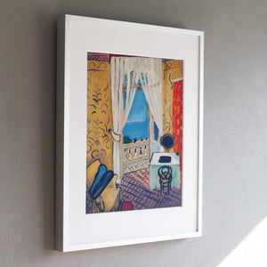 アンリ・マティス 「ヴァイオリンケースのある室内」アートポスター（フレーム付き） /  Henri Matisse “Interior with a Violin Case” 絵画・名画［額入り］2
