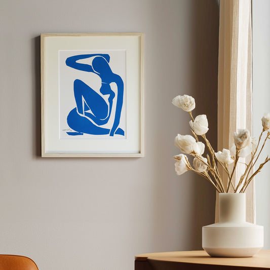 アンリ・マティス 「ブルーヌード I」アートポスター（フレーム付き） /  Henri Matisse “Nu bleu I” 絵画・名画［額入り］0
