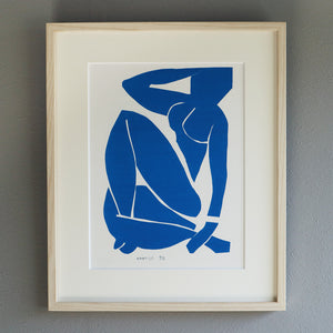 アンリ・マティス 「ブルーヌード III」アートポスター（フレーム付き） /  Henri Matisse “Blue Nude III” 絵画・名画［額入り］1