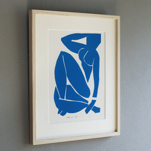 アンリ・マティス 「ブルーヌード III」アートポスター（フレーム付き） /  Henri Matisse “Blue Nude III” 絵画・名画［額入り］2