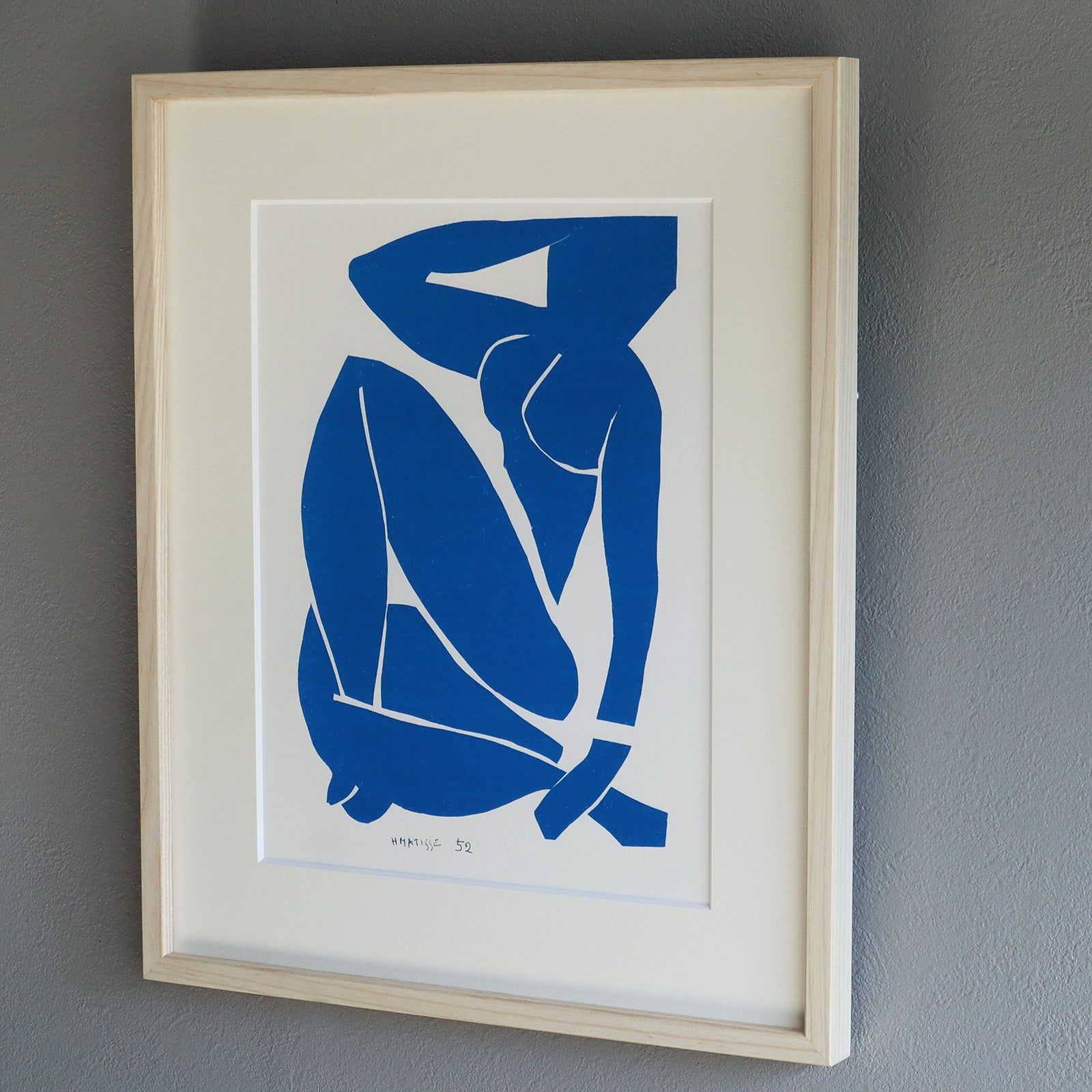 アンリ・マティス 「ブルーヌード III」アートポスター（フレーム付き） /  Henri Matisse “Blue Nude III” 絵画・名画［額入り］3