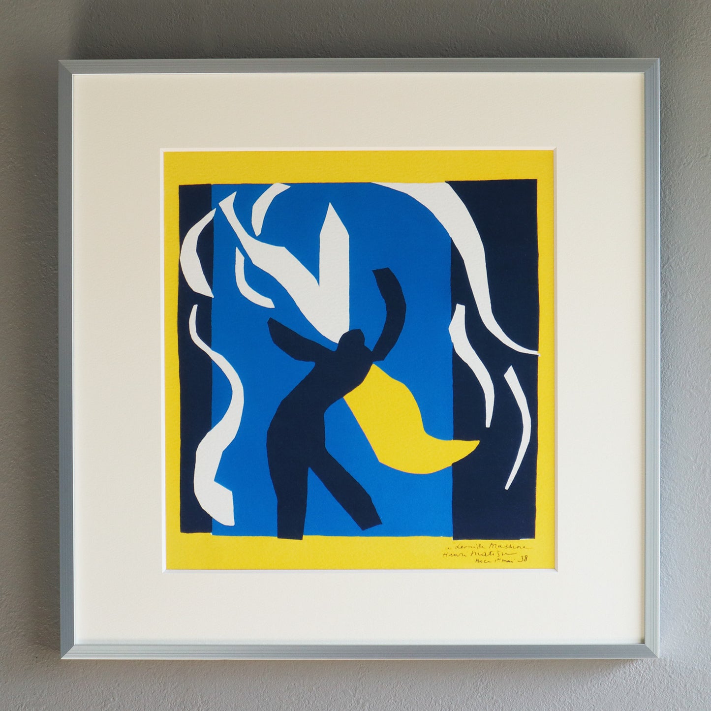 アンリ・マティス 「舞踊」アートポスター（フレーム付き） /  Henri Matisse “Dancer, 1937-38” 絵画・名画［額入り］1
