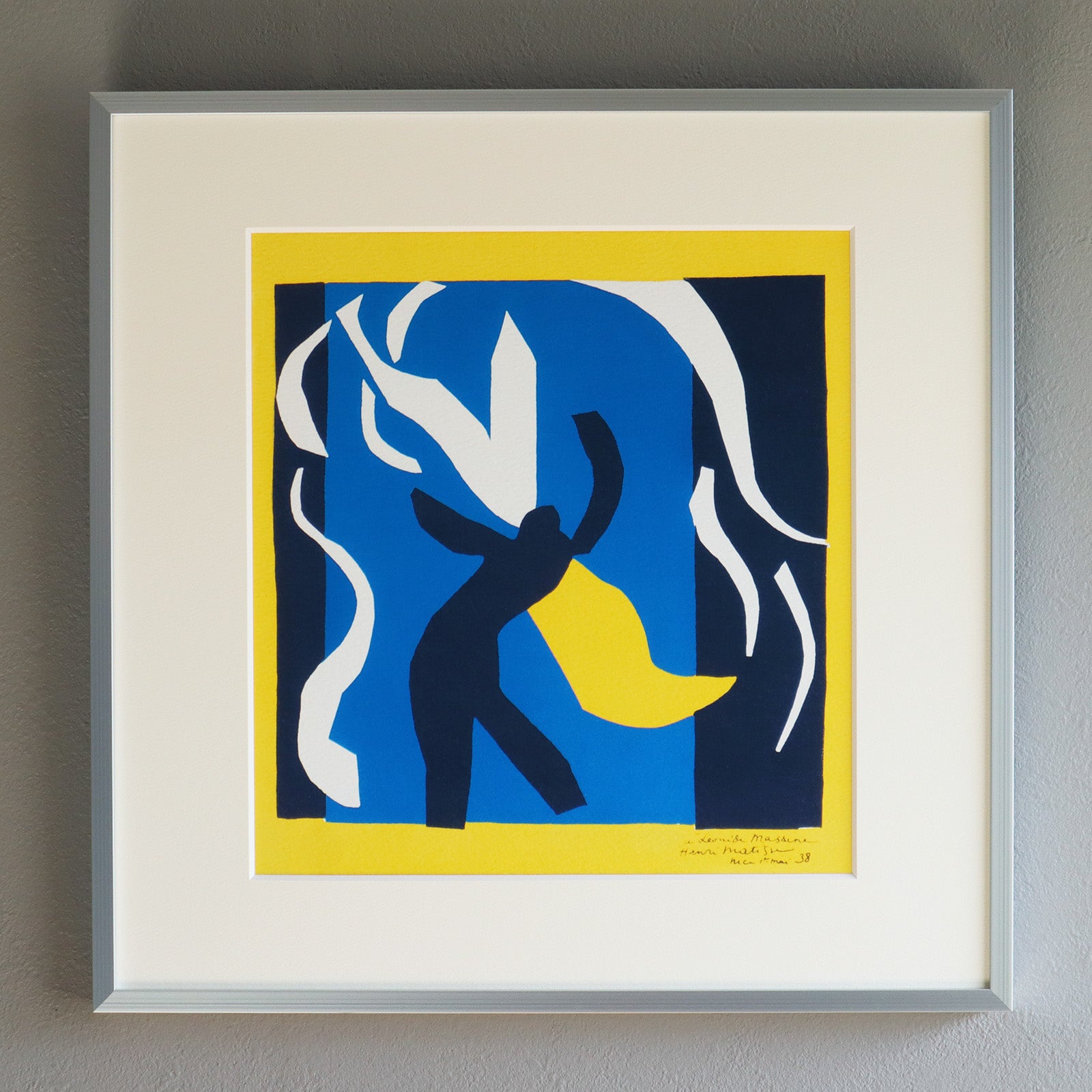 アンリ・マティス 「舞踊」アートポスター（フレーム付き） /  Henri Matisse “Dancer, 1937-38” 絵画・名画［額入り］1