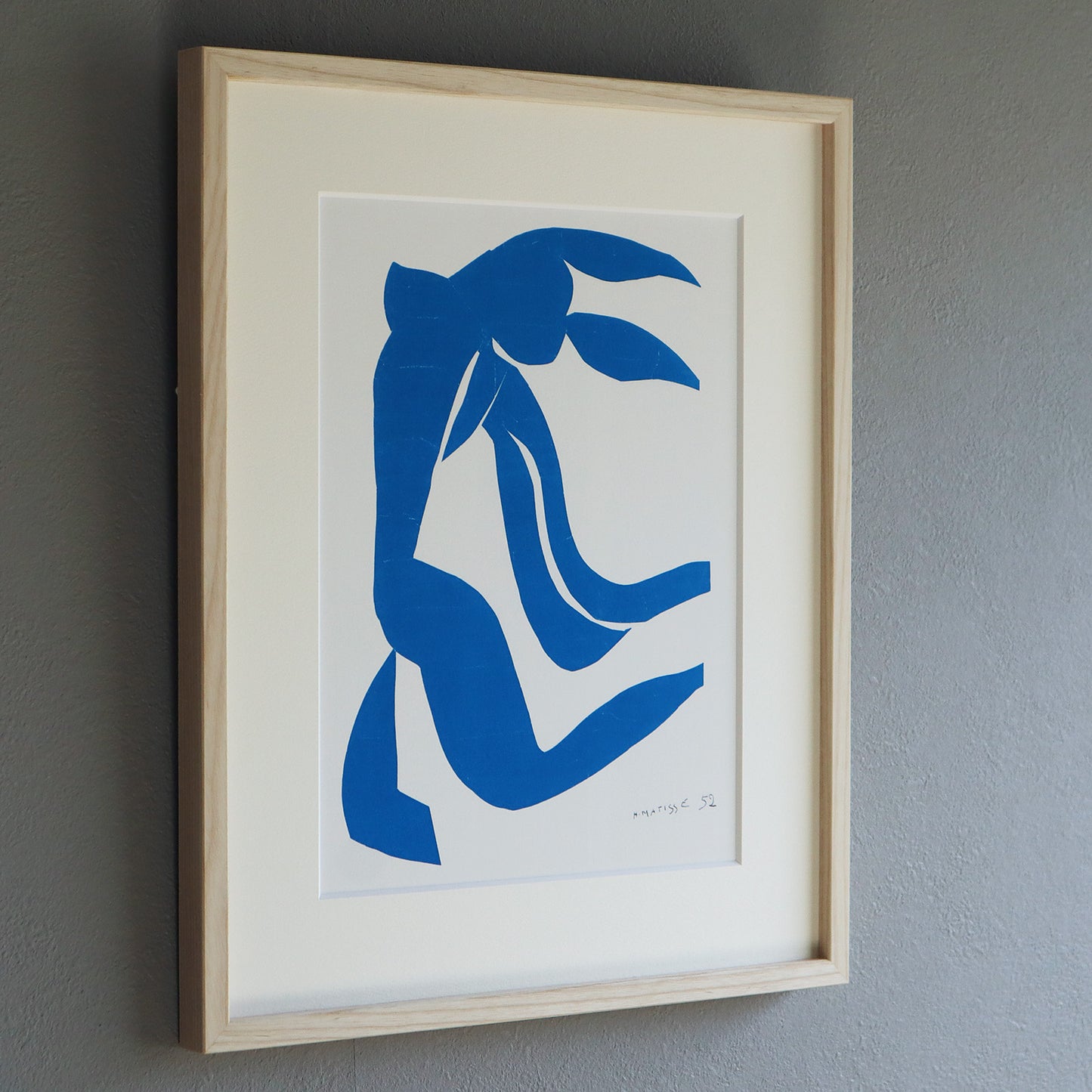 アンリ・マティス 「たなびく髪の毛」アートポスター（フレーム付き） /  Henri Matisse “The Flowing Hair” 絵画・名画［額入り］2