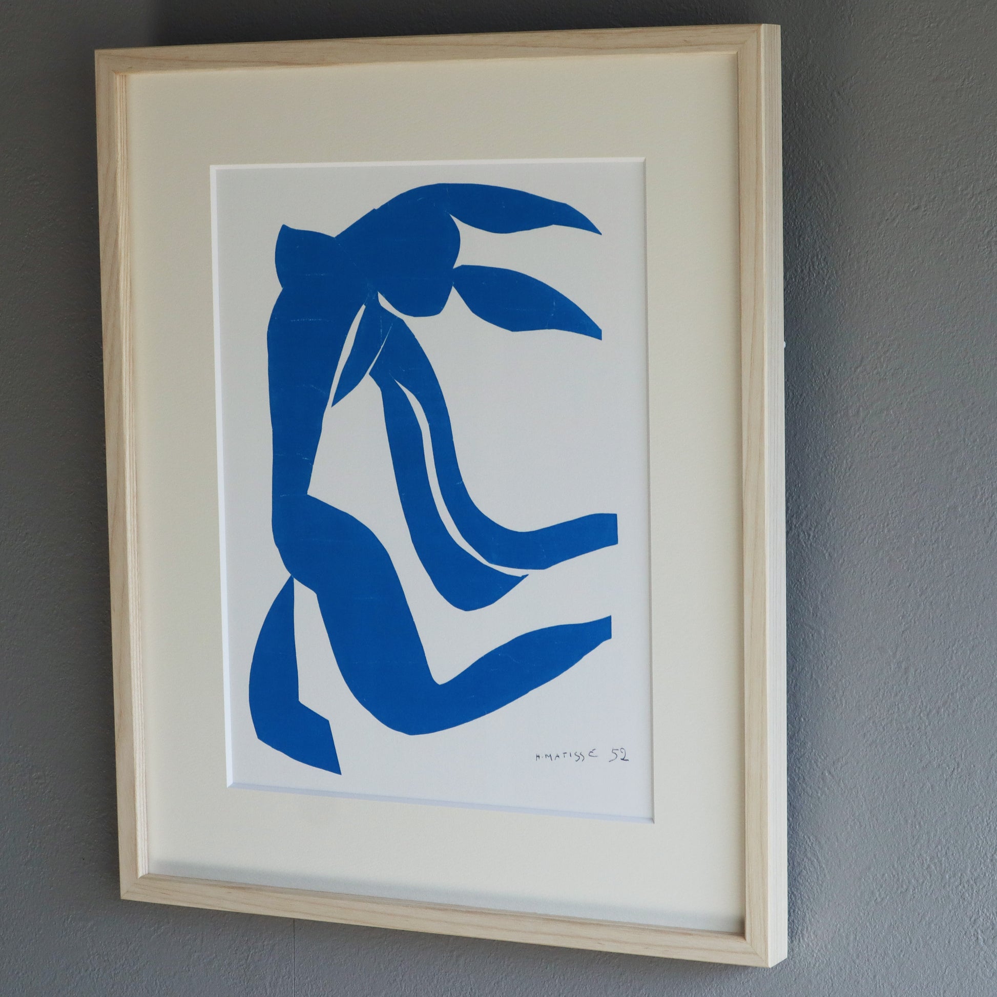 アンリ・マティス 「たなびく髪の毛」アートポスター（フレーム付き） /  Henri Matisse “The Flowing Hair” 絵画・名画［額入り］3