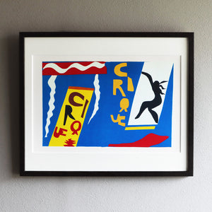 アンリ・マティス 版画集『ジャズ』「サーカス」アートポスター（フレーム付き） / Henri Matisse “Jazz / The Circus” Art Frame1