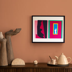 アンリ・マティス 版画集『ジャズ』「運命」アートポスター（フレーム付き）絵画・名画［額入り］00