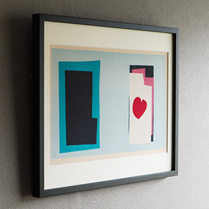 アンリ・マティス 版画集『ジャズ』「﻿﻿ハート」アートポスター（フレーム付き） / Henri Matisse “Jazz / Heart”絵画・名画［額入り］2