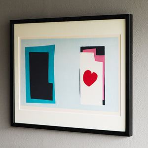 アンリ・マティス 版画集『ジャズ』「﻿﻿ハート」アートポスター（フレーム付き） / Henri Matisse “Jazz / Heart”絵画・名画［額入り］3