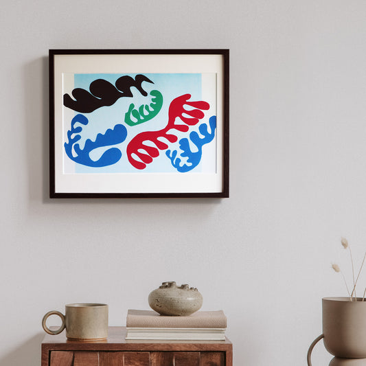 アンリ・マティス 版画集『ジャズ』「礁湖_3」 アートポスター（フレーム付き） / Henri Matisse “Jazz / The Lagoon” Art Frame0